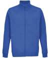04240 Cooper SOL'S Unisex Cooper Full Zip Sweat Jacket Royal Blue colour image
